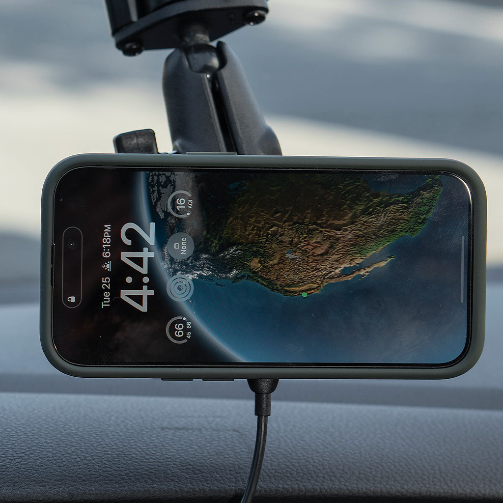 Ball Mount | Charging Non-Locking Qi2 | 1in