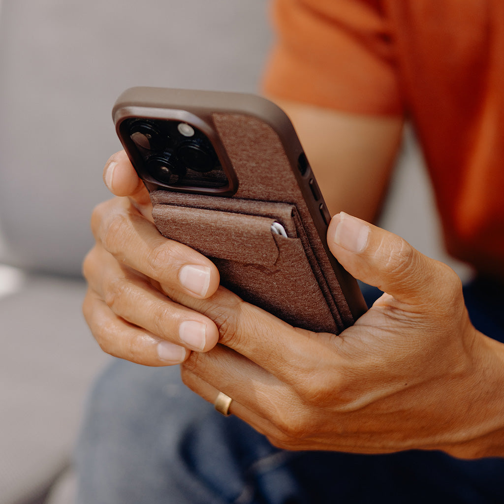 Mobile Wallet | Stand Wallet | Midnight | Fabric