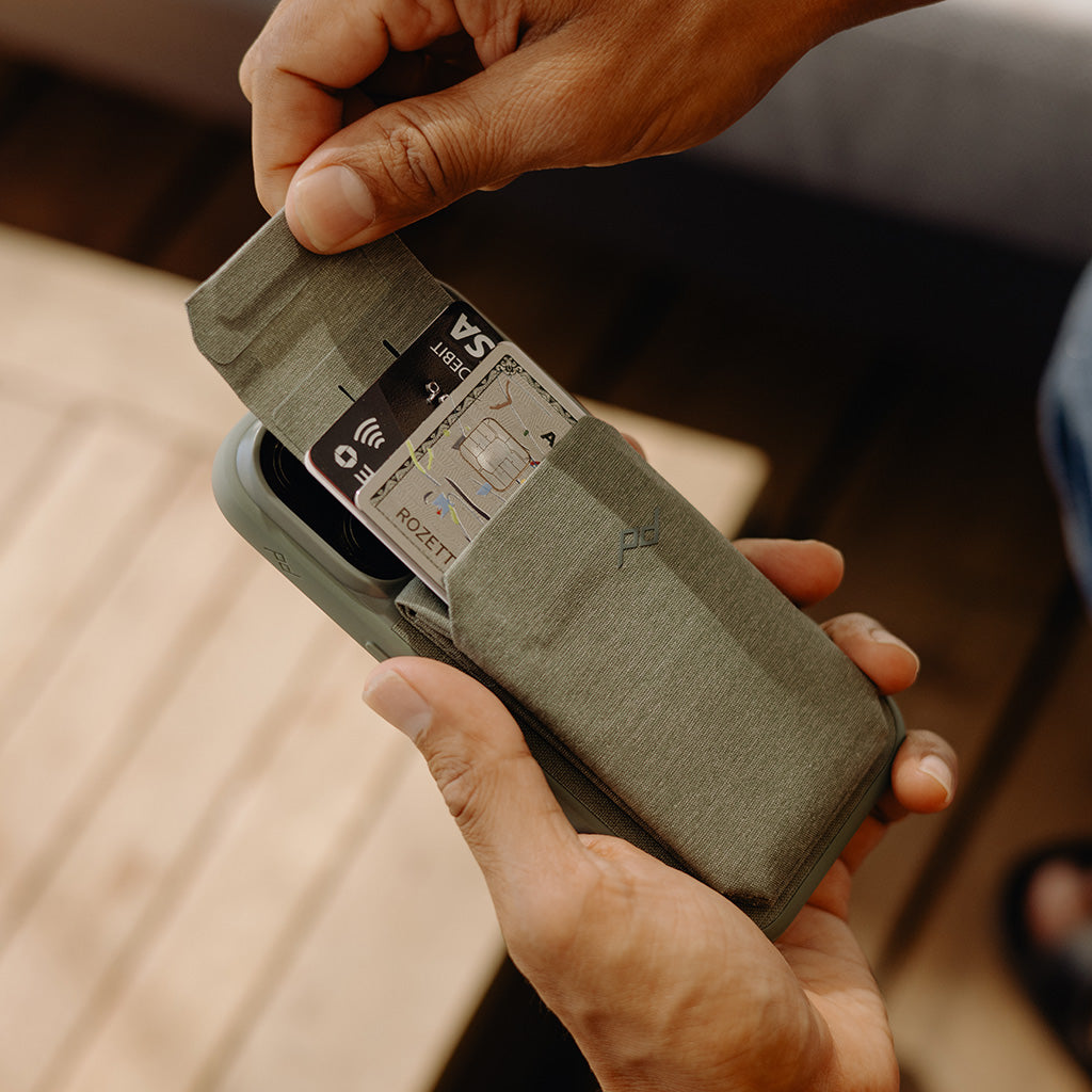 Mobile Wallet | Stand Wallet | Midnight | Fabric