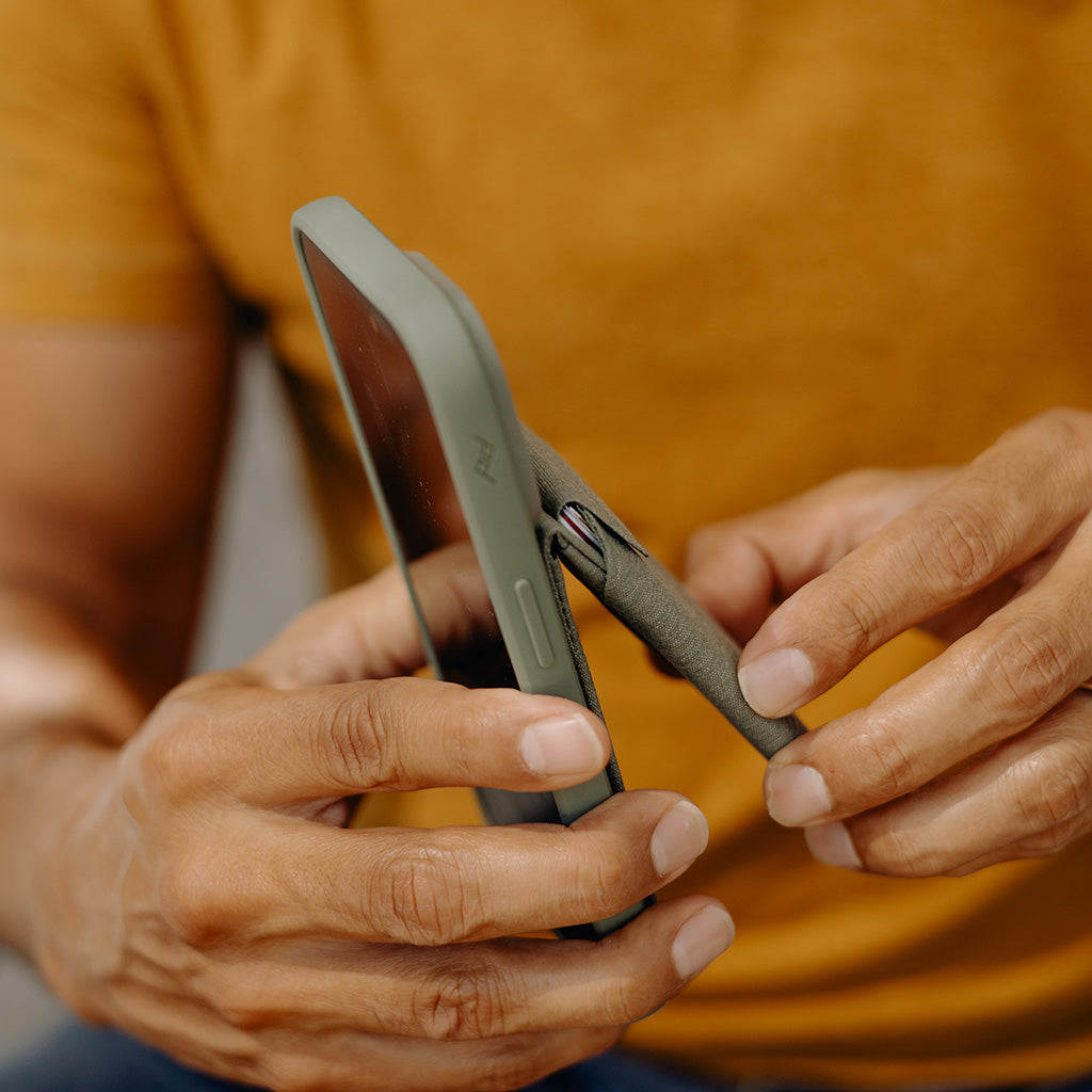 Mobile Wallet | Stand Wallet | Midnight | Fabric