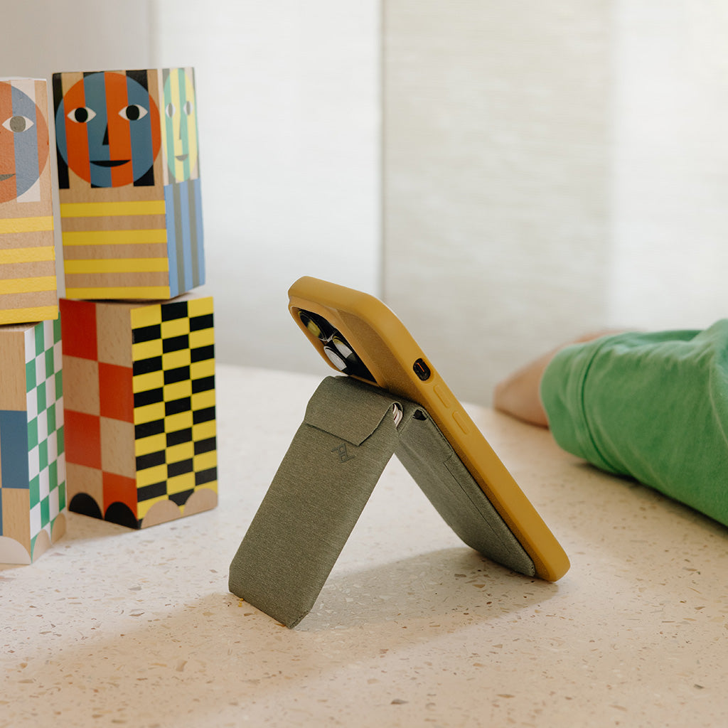 Mobile Wallet | Stand Wallet | Midnight | Fabric
