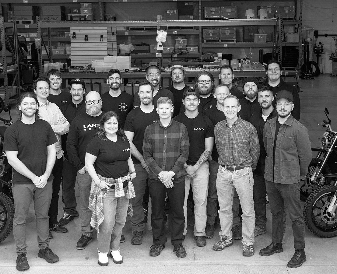 The LAND Moto team