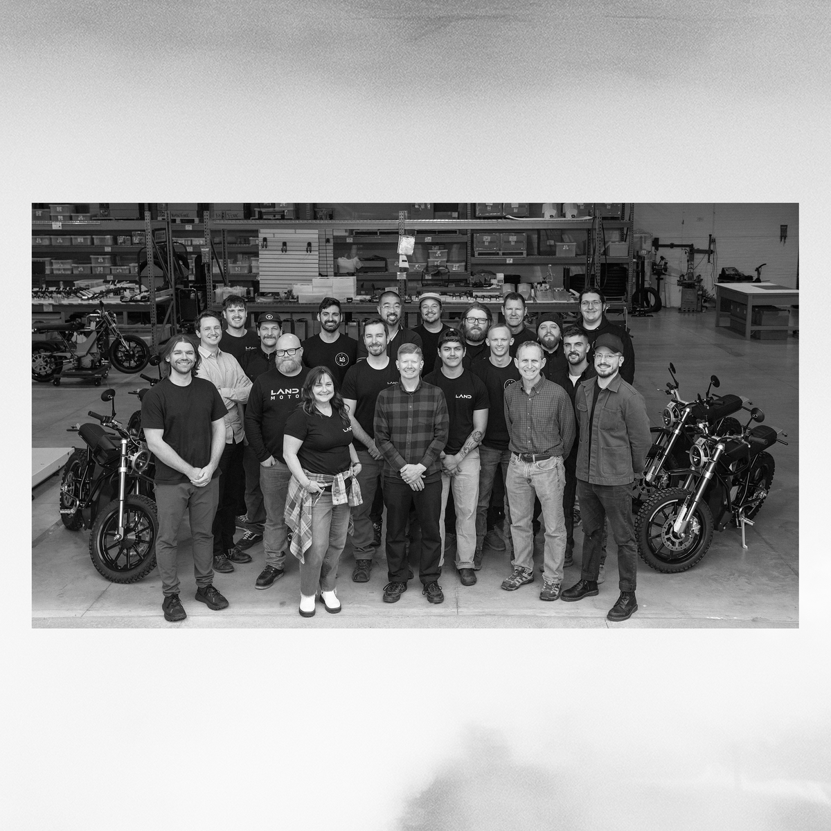 The LAND Moto team